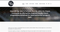 Desktop Screenshot of clojurebridge.org