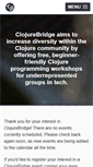 Mobile Screenshot of clojurebridge.org